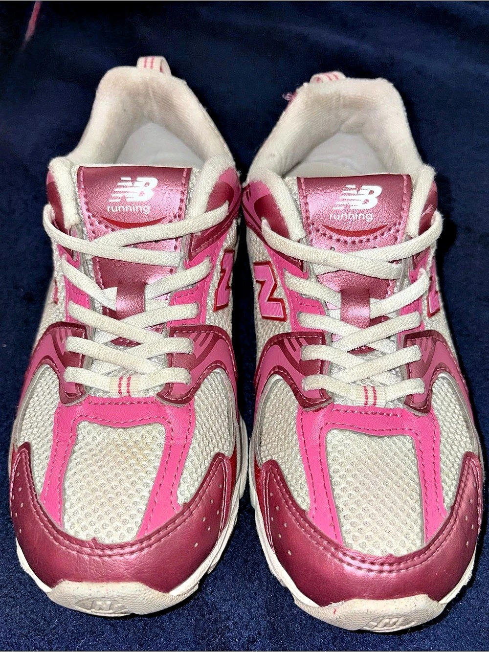 New Balance 530 Kids Sneakers Pink & White US 2